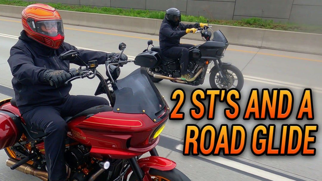2 Harley Davidson STs and a Road Glide
