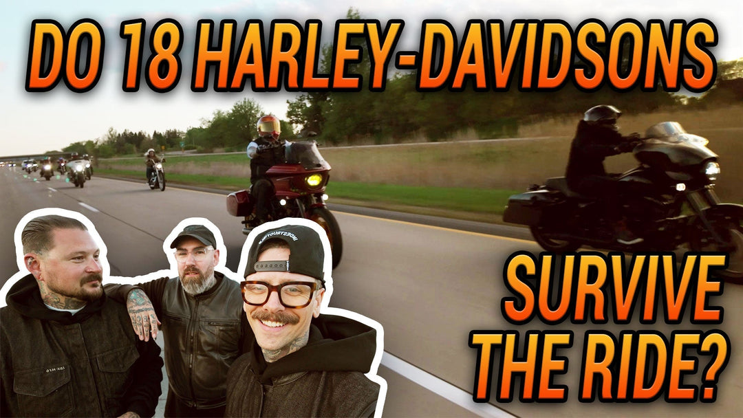18 Harleys Ride to Montreal - Do We Make It?